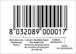 Codice EAN - 800 - 839 Is Made in Italy